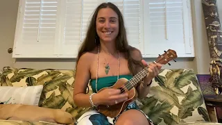 How to play Divine Maha Mantra by Jahnavi Harrison on Ukulele