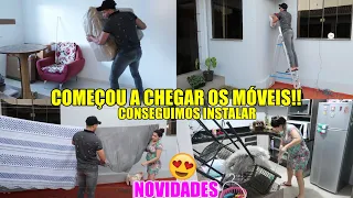 CHEGOU TUDO DE UMA VEZ!! FINALMENTE INSTALAMOS!!| Juliane Jocoski