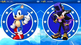 Sonic Dash - Classic Sonic VS Vampire Shadow - Android Gameplay 2020