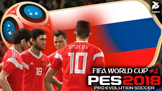 ШАНС ВЫЙТИ В ПЛЕЙ-ОФФ | PES 2018 Чемпионат мира за сборную Россию - #2