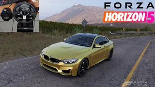 BMW M4 Coupé - Forza Horizon 5 | Logitech g29 Steering wheel + Shifter Gameplay