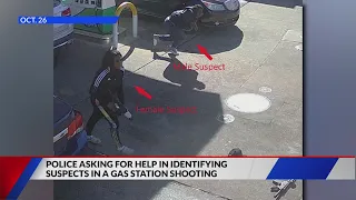 Police asking for help in identifying suspects in gas station shooting