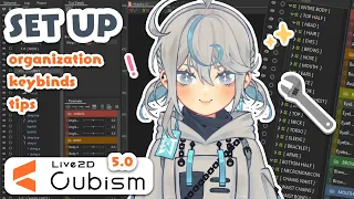 how to set up your model in live2d【workflow&keybinds】+ tips