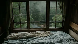 Rain on Window | Relaxing Sound of Rain in the Bedroom ( No Ads) 🌧️- Rain Sounds for Sleep