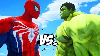 THE HULK VS SPIDERMAN (PS4) - EPIC SUPERHEROES BATTLE