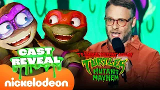 Meet The Cast of TMNT: Mutant Mayhem 🚨 (ft. Seth Rogen) | Teenage Mutant Ninja Turtles