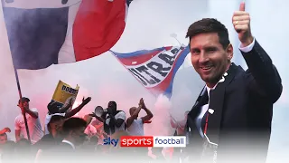 SCENES! 🔥 Messi's incredible welcome by PSG fans!