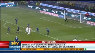 Sky Sport Sintesi highlights Inter-Roma 5-3 24à Giornata Serie A