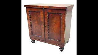 Regency Mahogany Miniature Table Cabinet