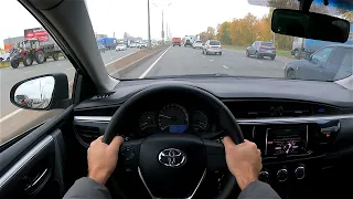 TOYOTA COROLLA POV TEST DRIVE