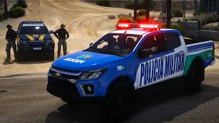 BATALHÃO RURAL PMGO CONFRONTA LADRÕES DE GALINHA | GTA 5 POLICIAL