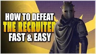 How to Defeat *THE RECRUITER HUNTER* in the FINAL MANHUNT Mission The Division 2...