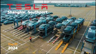 Tesla Shanghai Southport I Gray Tesla Bodywork Welcomed I 4K