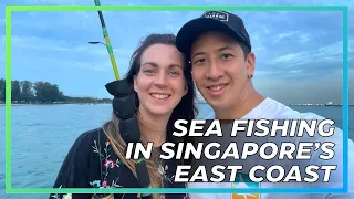 What Did We Find in Singapore's Waters? // First Time Fishing at Bedok Jetty, East Coast Park