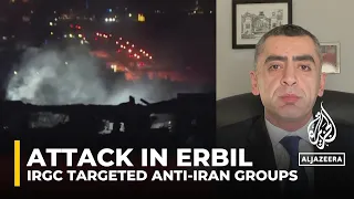 IRGC says it targeted ‘anti-Iranian’ groups in Iraq’s Erbil