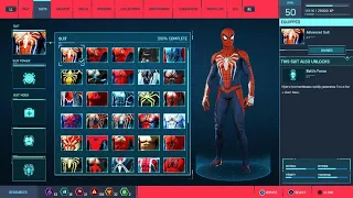 Marvel's Spider-Man Remastered - All Suits Collected and Showcase 100% Complete
