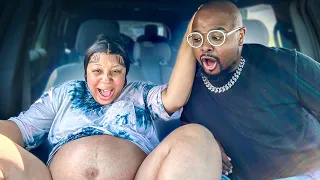 WIFE GIVES BIRTH TO BABY IN THE CAR! *HUSBAND PASSED OUT*