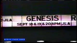 Genesis - Detroit, Michigan - Sept. 18th/19th/20th - 1986