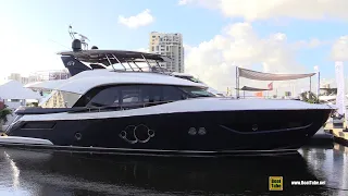 2020 Monte Carlo Yacht 76 Luxury Yacht Walkaround Tour - 2020 Fort Lauderdale Boat Show