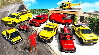 Collecting LIFEGUARD VEHICLES in GTA 5!