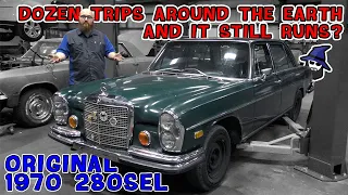 Dozen trips around the earth & '70 Mercedes 280SEL still runs! See the full CAR WIZARD inspection