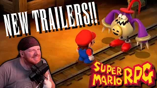 Krimson KB Reacts - NEW TRAILERS - Super Mario RPG