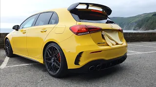 Mercedes 2020 AMG A45S exhaust emotion start demo