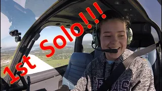 1st Solo!!! (Abigail's Private Pilot Journey)