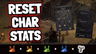 Reset Skill and Stat points in Diablo 2 Resurrected