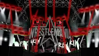 WWE WRESTLEMANIA 38 SETH FREAKIN ROLLINS ENTRACE STAGE ANIMATION