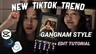 "GANGNAM STYLE "  TikTok Trend tutorial ~kpop edit tutorial ~|capcut _ AlightMotion