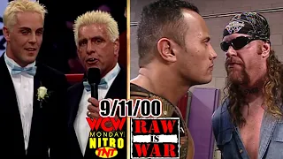 WWF RAW vs. WCW Nitro - September 11, 2000 Full Breakdown - Foley's Investigation - Flair Returns