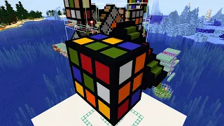 Working Rubik's Cube in Vanilla Minecraft