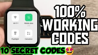 THESE 10 SECRET CODES CAN CHANGE YOUR WHOLE WATCH |WORKS IN EVERY IWO SMARTWATCH//MC72 FK78 K8 W26