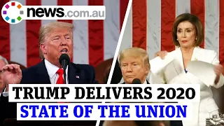 State of the Union 2020: Donald Trump delivers a rousing, divisive speech