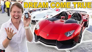 My DREAM DRIVE in the LAMBORGHINI AVENTADOR J! World First EXCLUSIVE