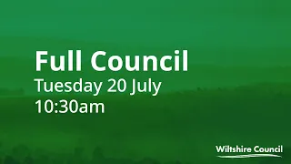 Full Council, 20 July 2021, 10:30am