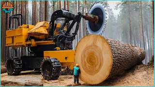 99 AMAZING Fastest Big Chainsaw Cutting Tree Machines