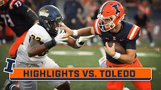 Toledo at Illinois | Highlights | Big Ten Football | Sep. 2, 2023