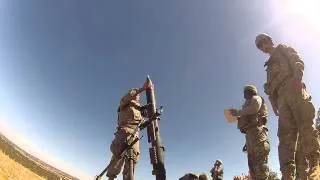 120mm mortar fire