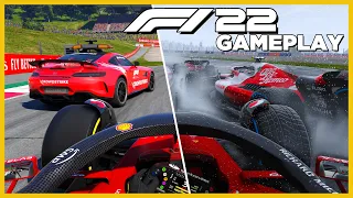 F1 22 SPRINT RACES, SAFETY CARS, WET WEATHER, AI MISTAKES, UPDATED TRACKS & SURPRISE PODIUM?!