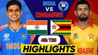 India vs Zim 4th T20 Prcactice  Match Highlights: IND V ZIM 4th T20 Match  | Abhishek|Rinku