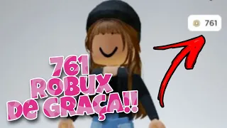 COMO GANHAR 761 ROBUX DE GRAÇA!!💙 (FUNCIONA VÍDEO REAL!!!!!!!!)