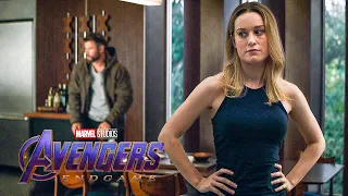 Avengers Meet Captain Marvel Scene - AVENGERS 4: ENDGAME (2019) Movie Clip