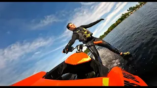 One Handed Jet Ski Tricks