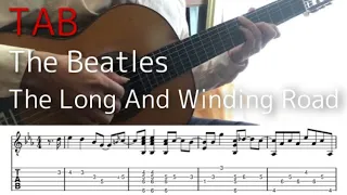 [TAB]The Beatles/The Long And Winding Road(Fingerstyle Guitar)