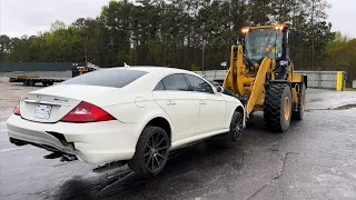 I Bought A Wrecked AMG Mercedes Benz CLS 550 With 100,000 Miles From Copart!