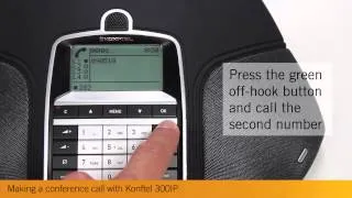 Making a conference call with Konftel 300IP