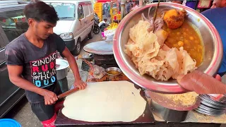 Kolkata's Famous PITAI PARATHA Rs.14/- Only | Early Morning Breakfast Of India | Kolkata Street Food