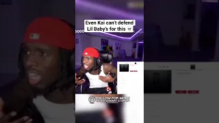 Kai Cenat reacting to Lil Baby’s verse on Trippie’s new album 💀 #trippieredd #kaicenat #lilbaby